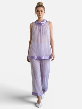 Vintage 2Pc Boudoir Set - Perfectly Pretty in Purple. NWT!